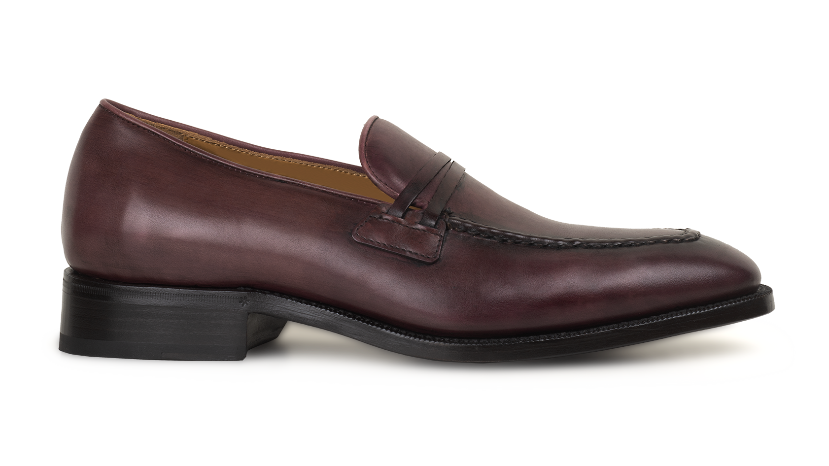 Penny Loafer 043 Wine - Goodyear welted