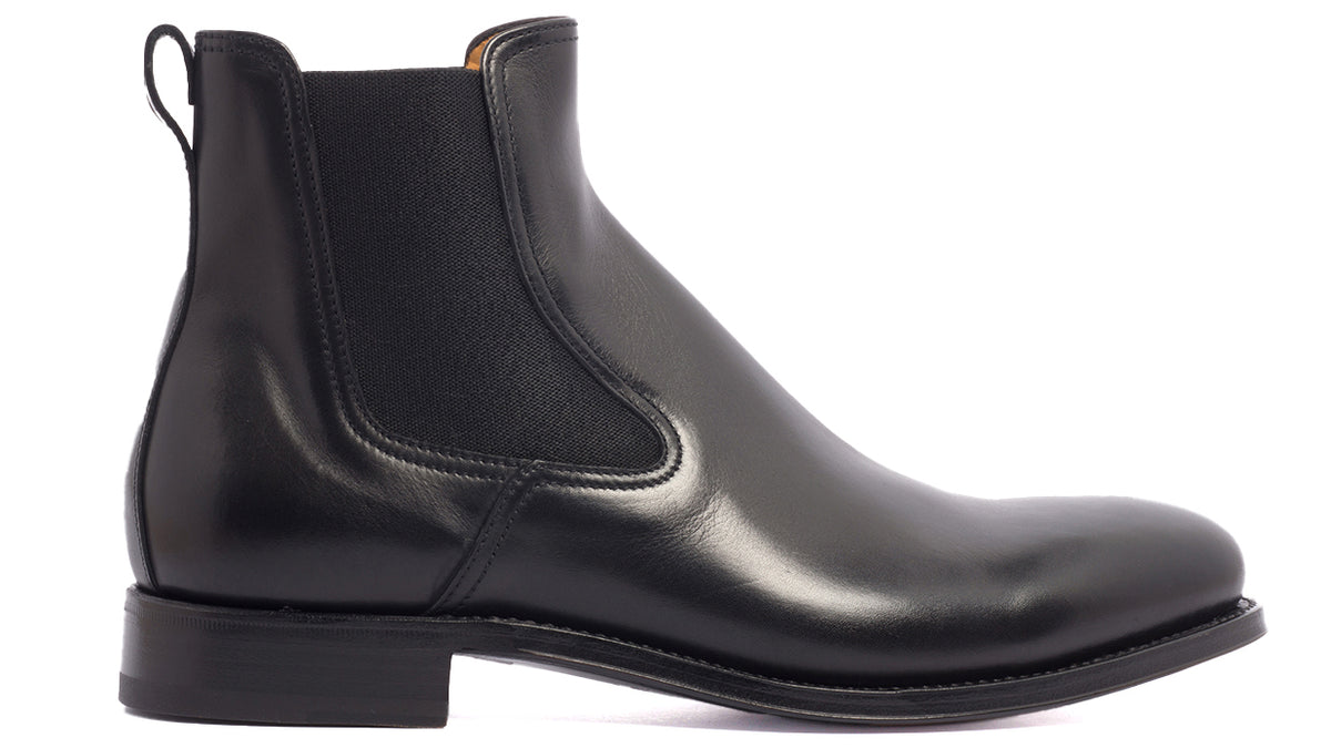 1214 Rossano Chelsea Boot Calfskin Leather Black display picture 3