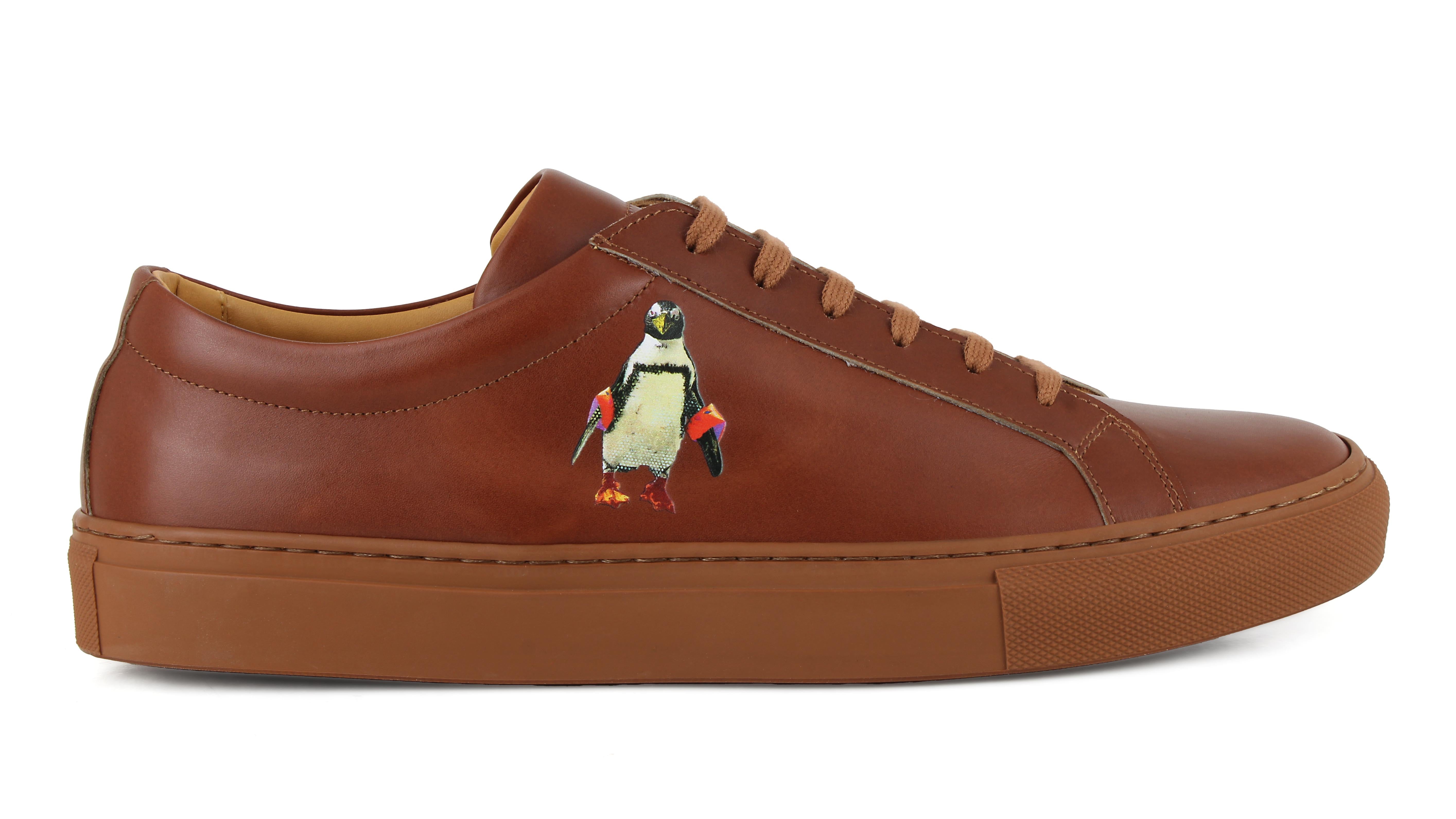Penguin Brown Sneaker by Robert Hilmersson Collab