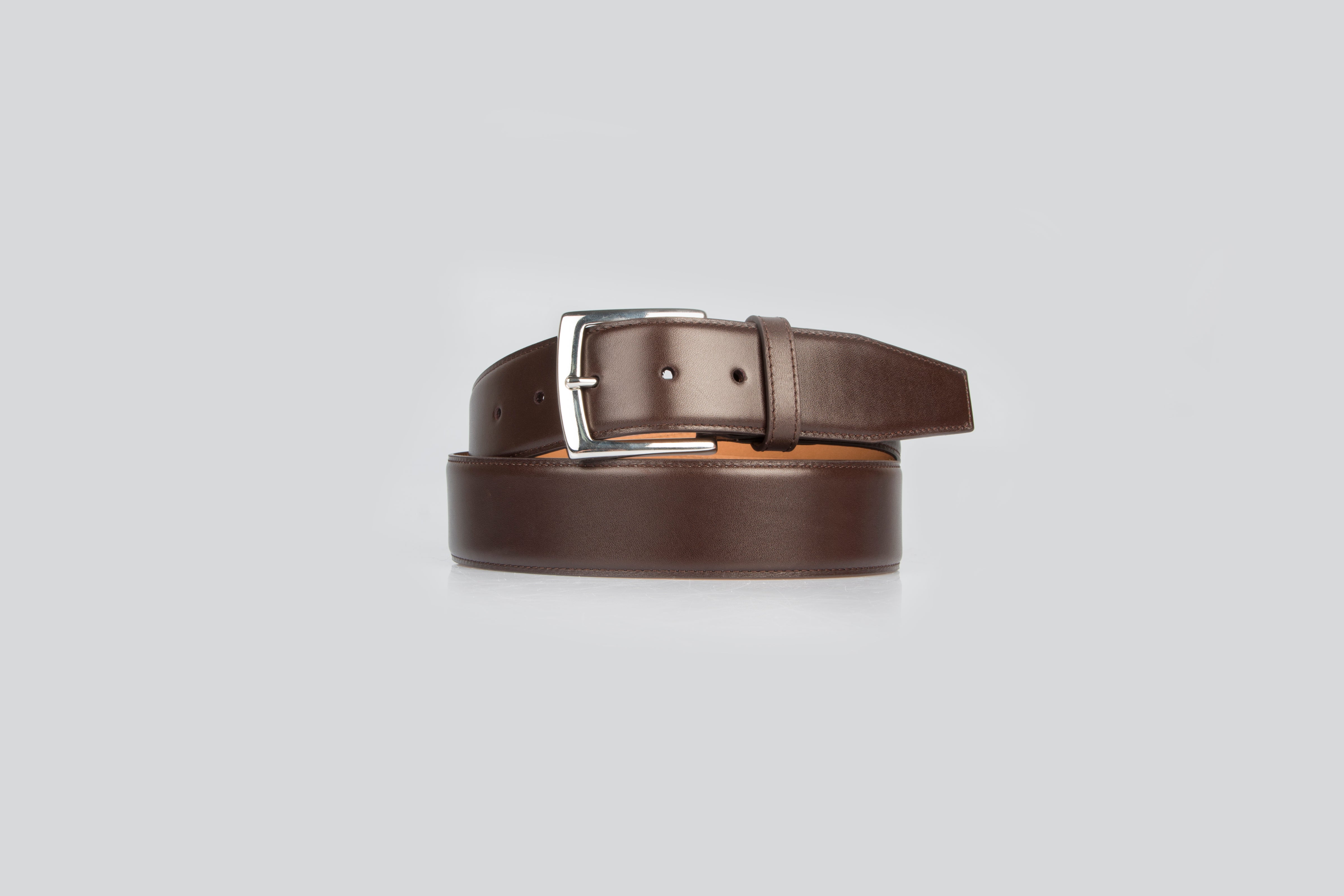 Adjustable belt calf leather