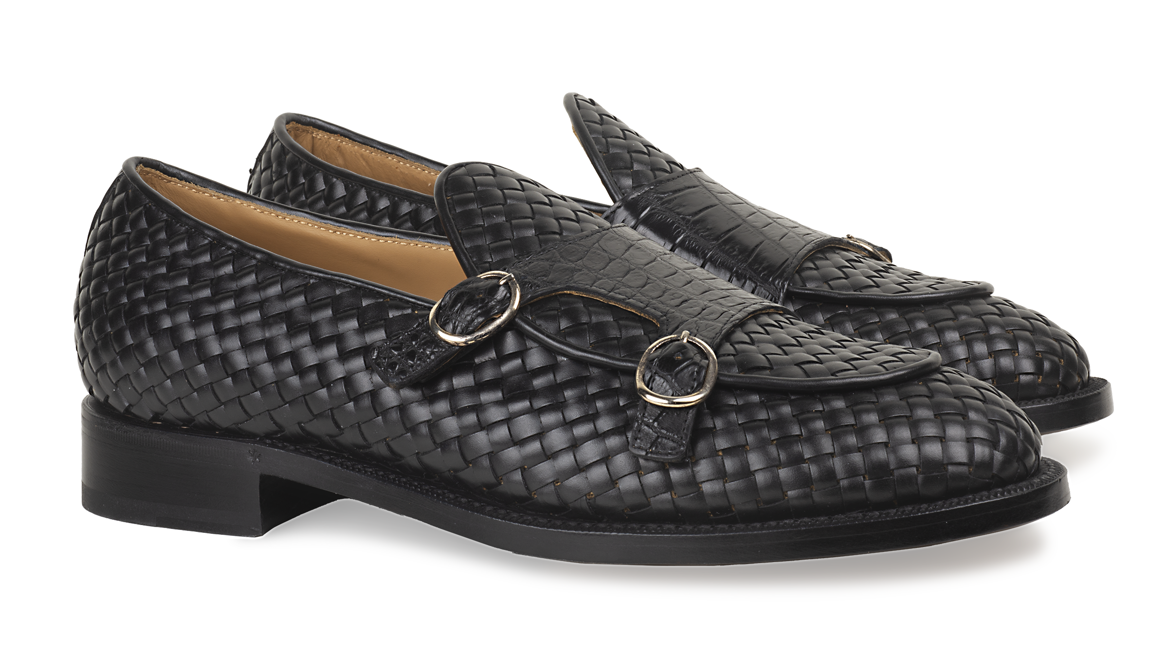 Loafer 02 - Double monk - Goodyear welted - Black